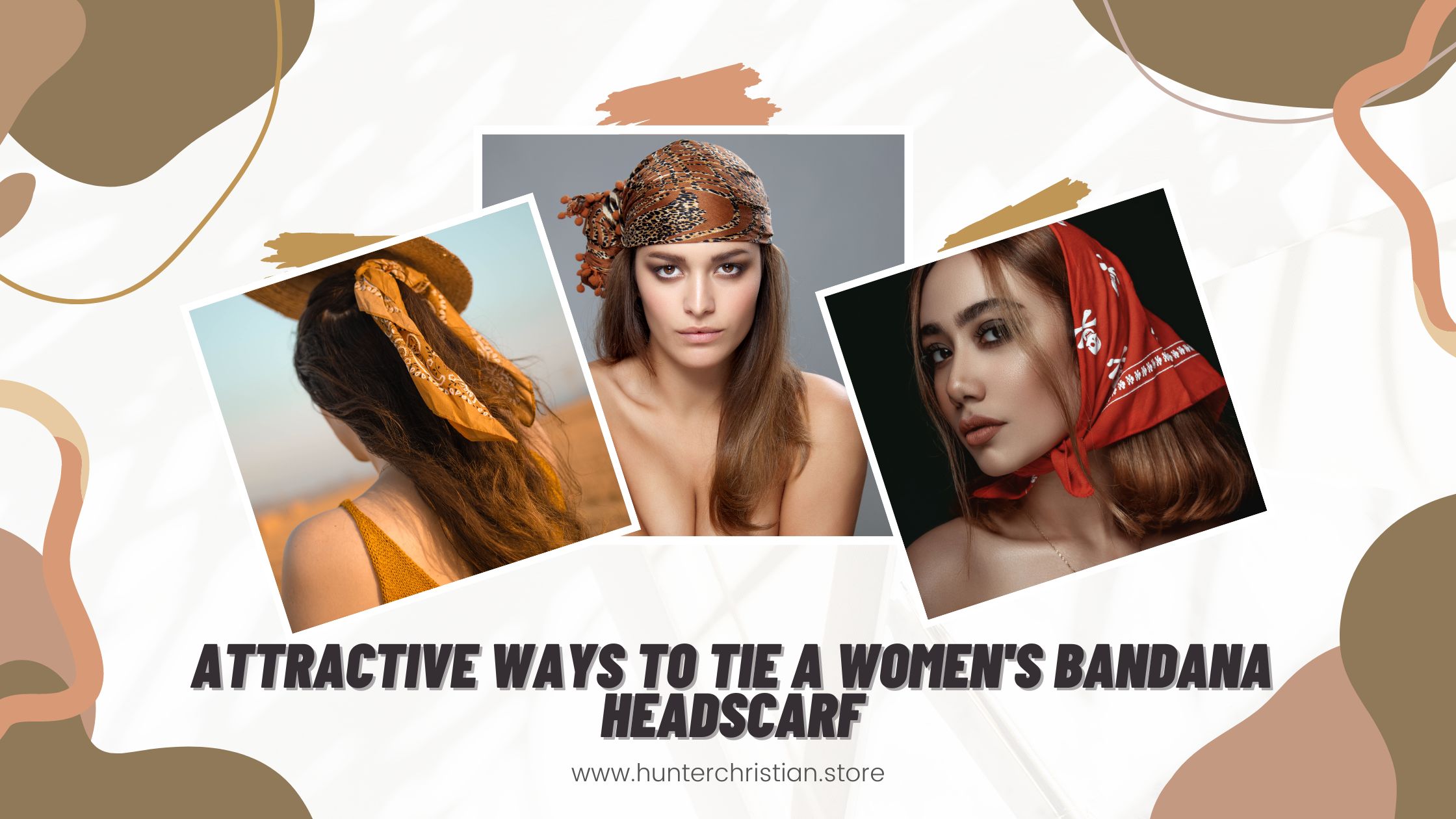 Attractive Ways To Tie A Women’s Bandana Headscarf