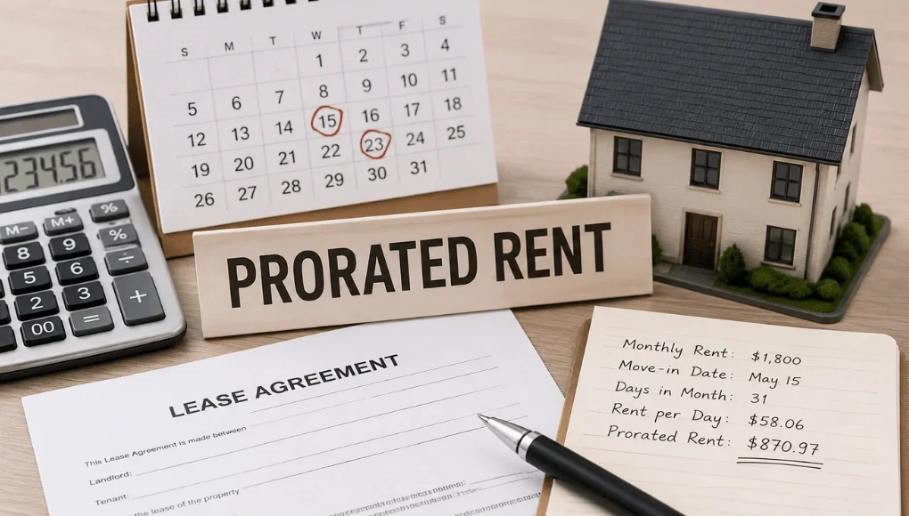 Prorated Rent Prorated Rent