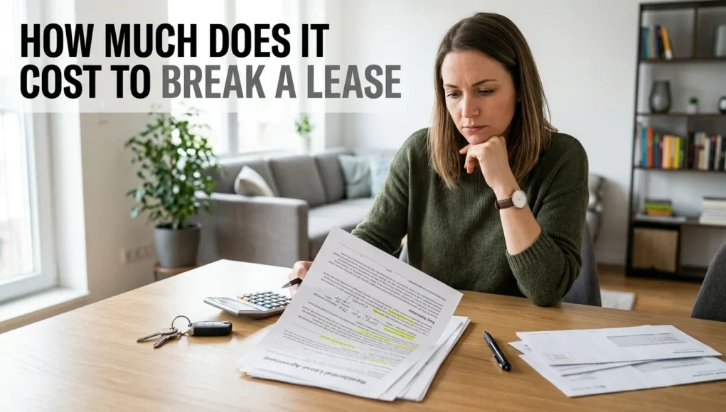 How Much Does It Cost to Break a Lease